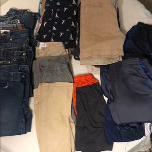 Boys size 6 assorted pants/shorts